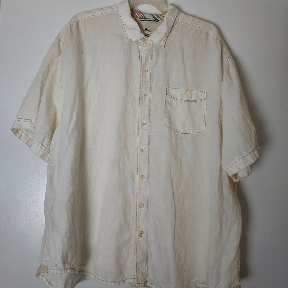 2XL Tommy Bahama Relax Linen Short Sleeve Shirt